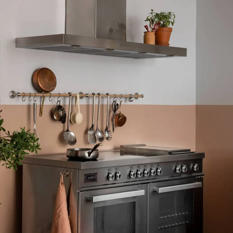 KT120P1AXT Professional köksfläkt 120 cm, rostfritt stål