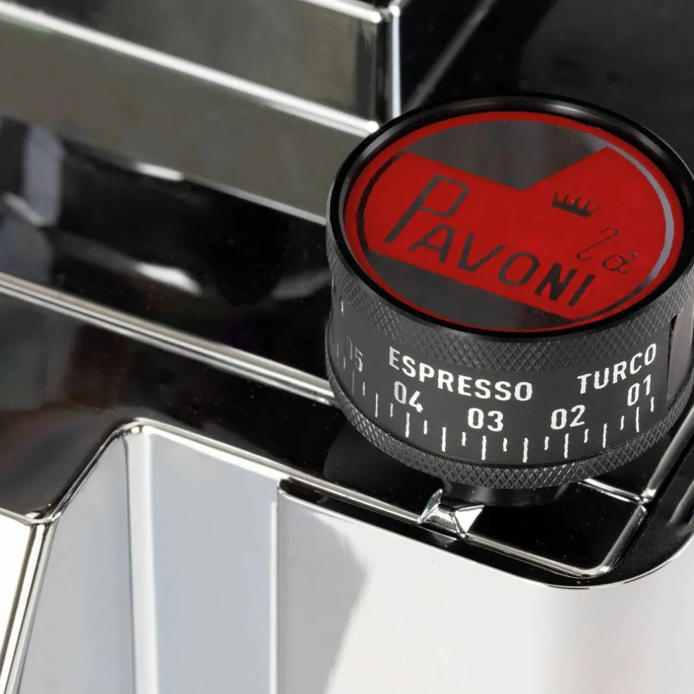 Kube Mill elektrisk kaffekvarn, krom