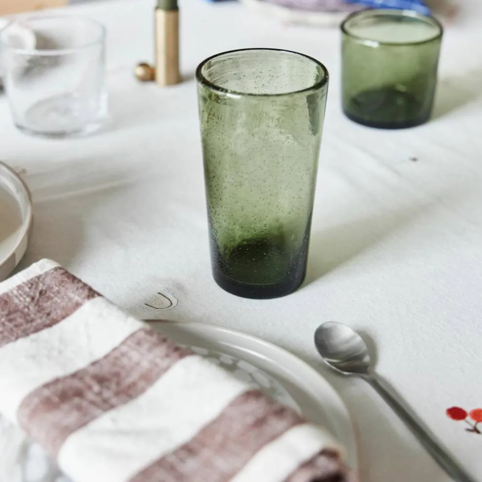 Kuki Highball glas 33 cl 4 st, grön