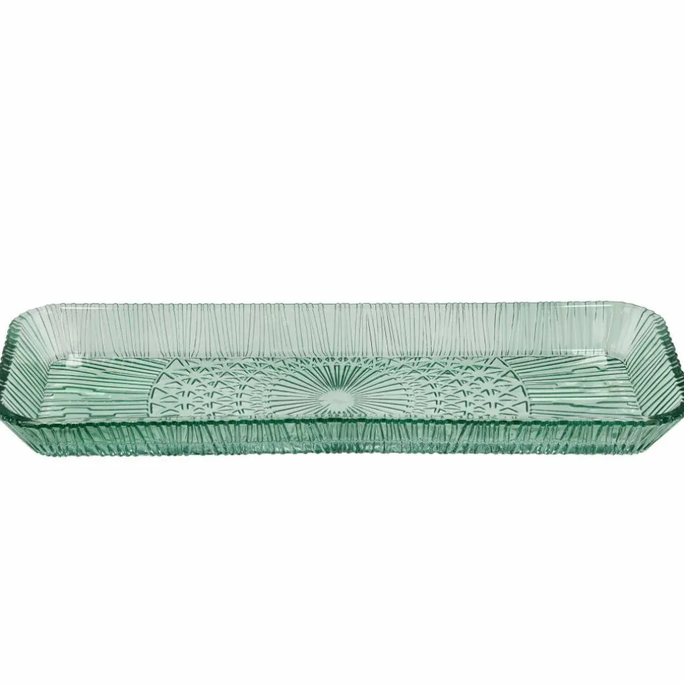 Kusintha serveringsfat 38 x 14 cm, blå