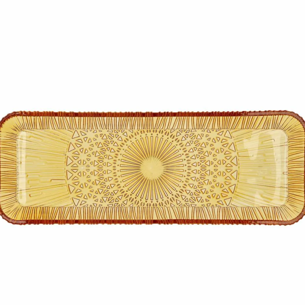 Kusintha serveringsfat 38 x 14 cm, grön