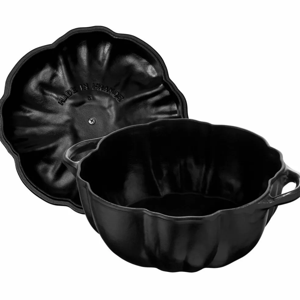 La Cocotte Pumpa gjutjärnsgryta 24 cm / 3,5 liter, svart
