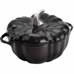 La Cocotte Pumpa gjutjärnsgryta 24 cm / 3,5 liter, svart