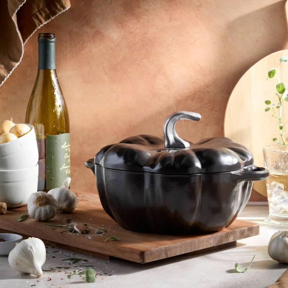 La Cocotte Pumpa gjutjärnsgryta 24 cm / 3,5 liter, kanel