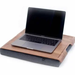 Laptray Anti-Slip Knäbricka Valnöt/Grå