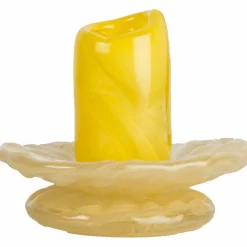 Lara Xs ljusstake, vinröd/rosa