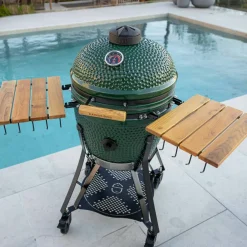 Large Gen 2 kamadogrill med tillbehörspaket, grön