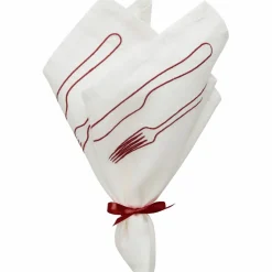 La Tavola servett 45 x 45 cm 2-pack, burgundy