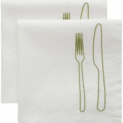 La Tavola servett 45 x 45 cm 2-pack, grön