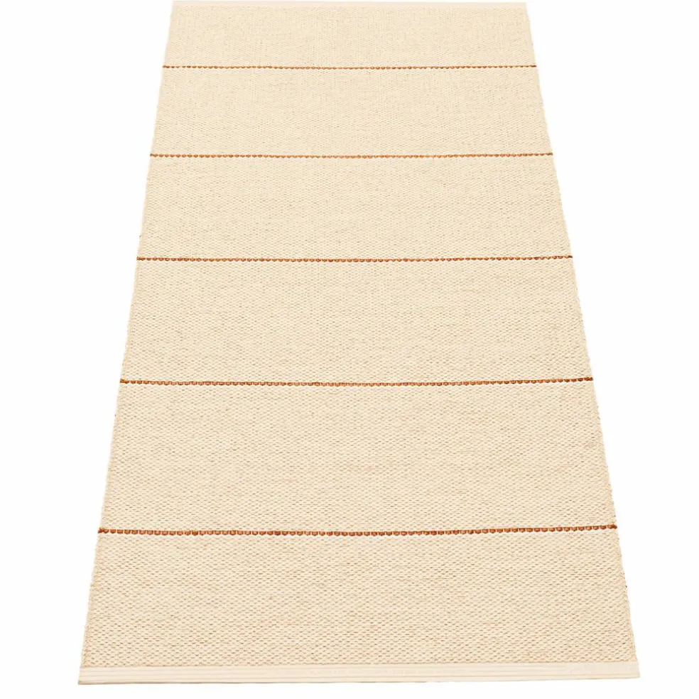 Lea matta 150 × 70 cm, beige/rust/vanilla