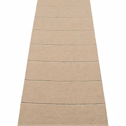 Lea matta 225 × 70 cm, black/mint/vanilla