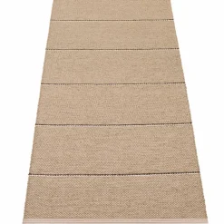 Lea matta 150 × 70 cm, black/mint/vanilla