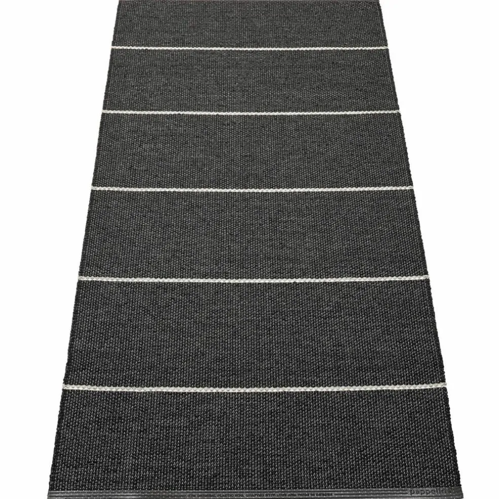 Lea matta 150 × 70 cm, black/mint/vanilla