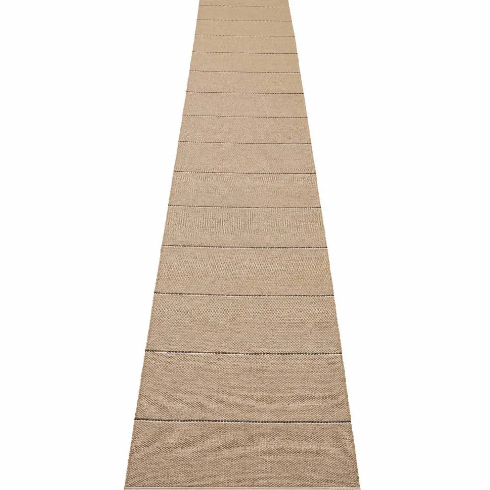 Lea matta 375 × 70 cm, black/mint/vanilla