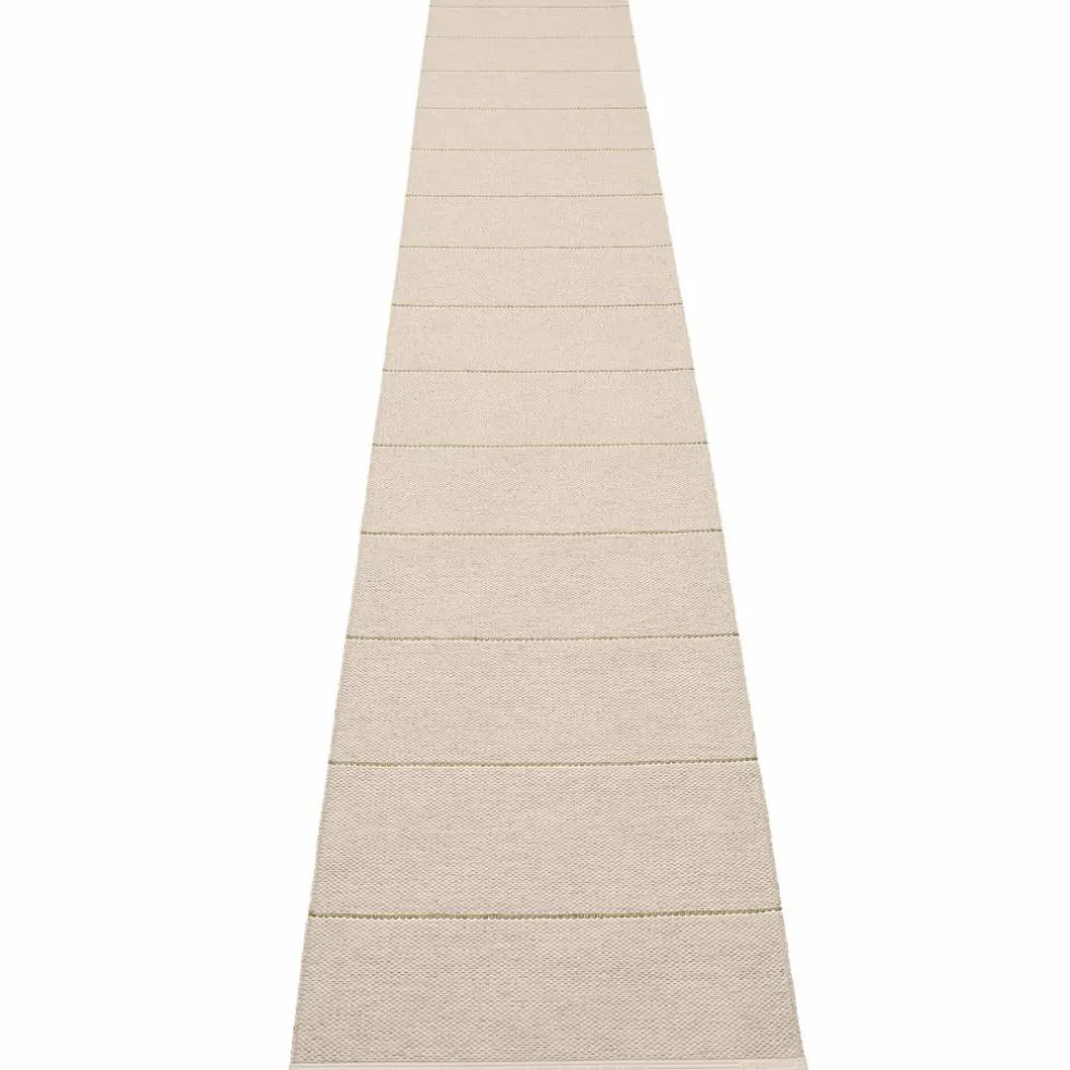 Lea matta 375 × 70 cm, potato/brown/vanilla