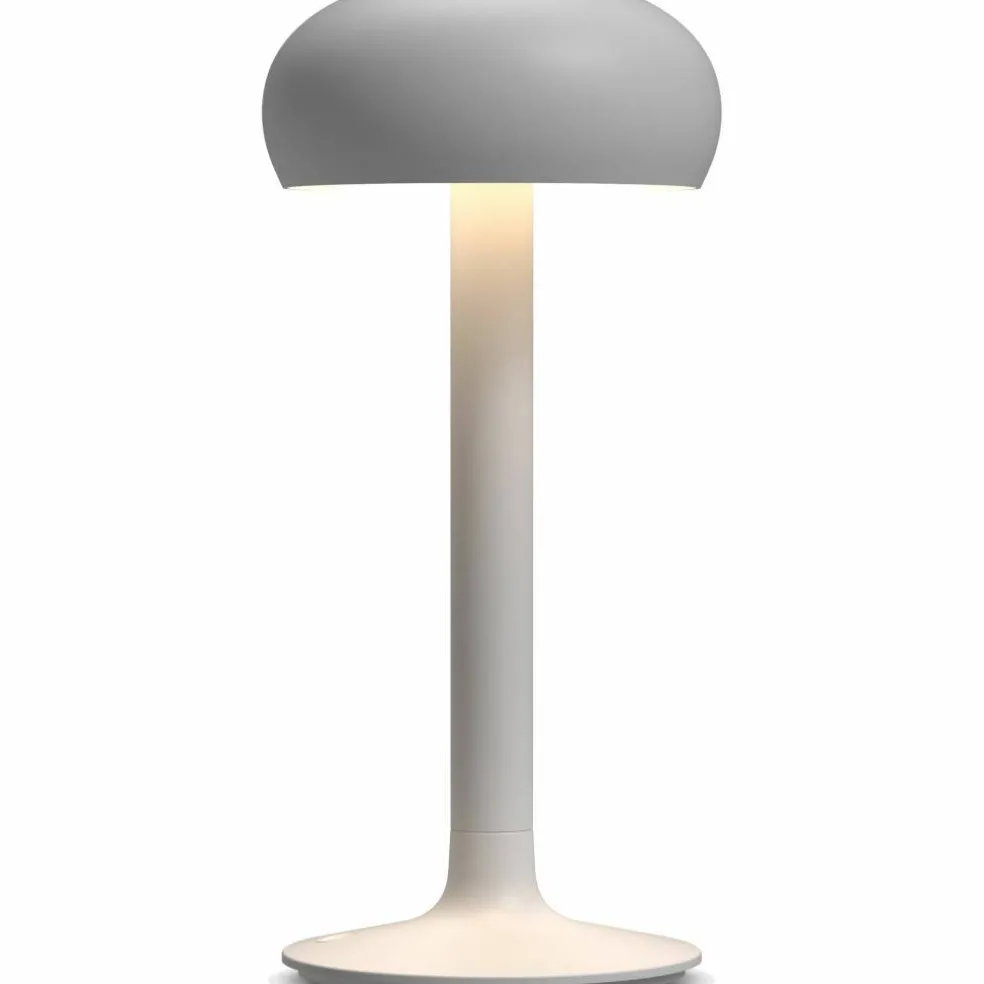 LED-batterilampa, mässing
