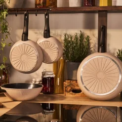 Ledro stekpanna 24 cm, beige