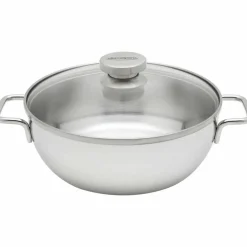 Låg Gryta med Glaslock 28 cm 4,8l