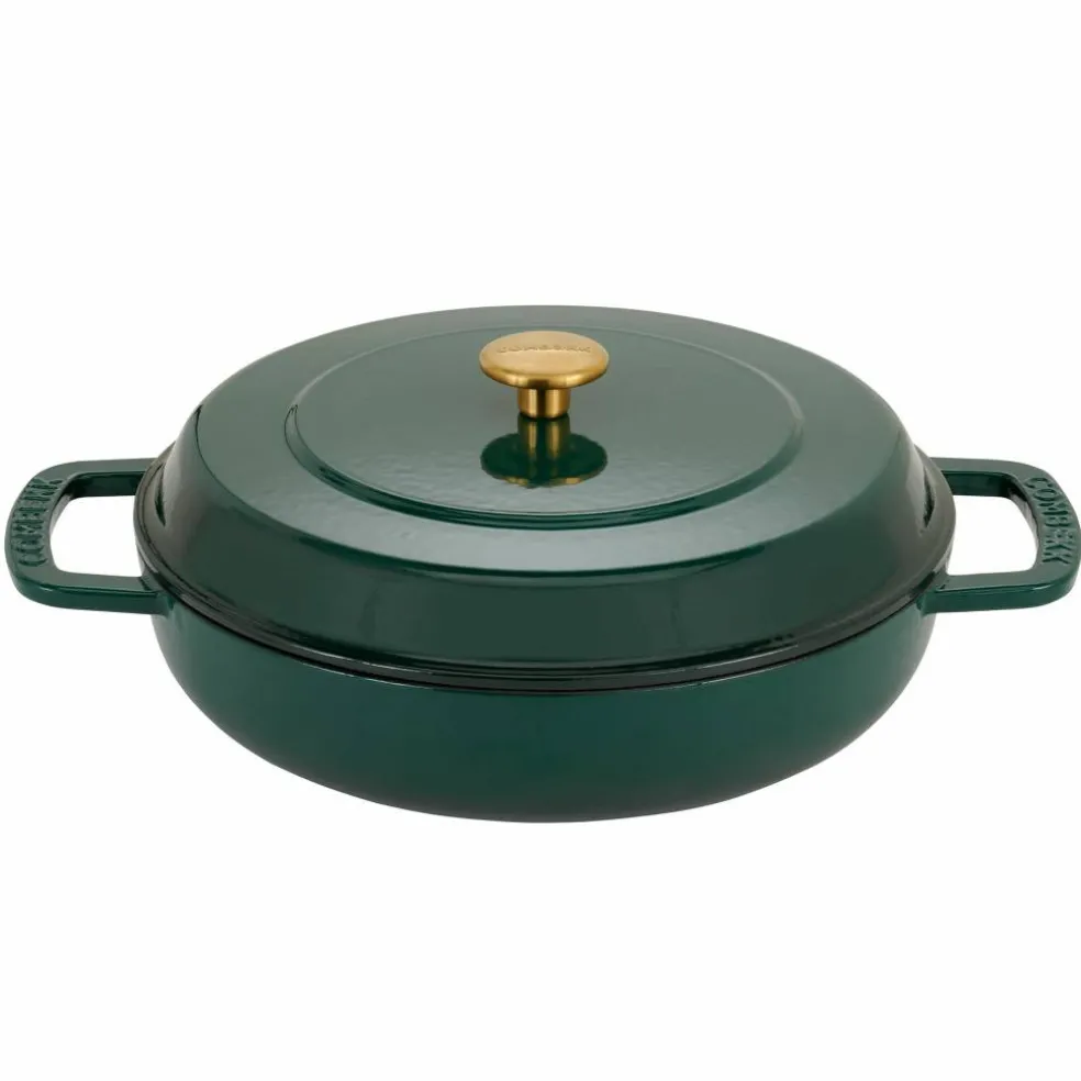Låg gryta med lock 28 cm/5 liter, cherry