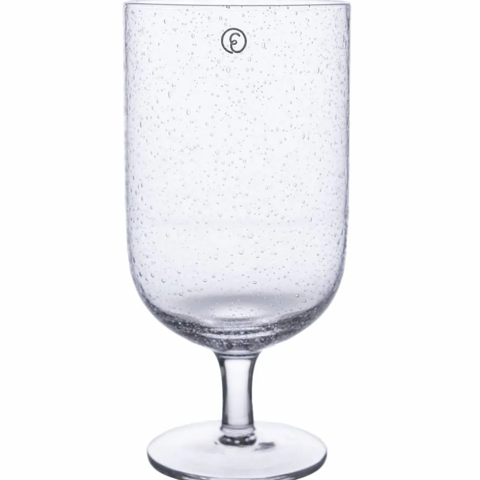 Ölglas på fot 45 cl 2-pack, bubbligt glas