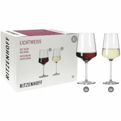 Lichtweiss rödvins-/vitvinsglas, 8-pack