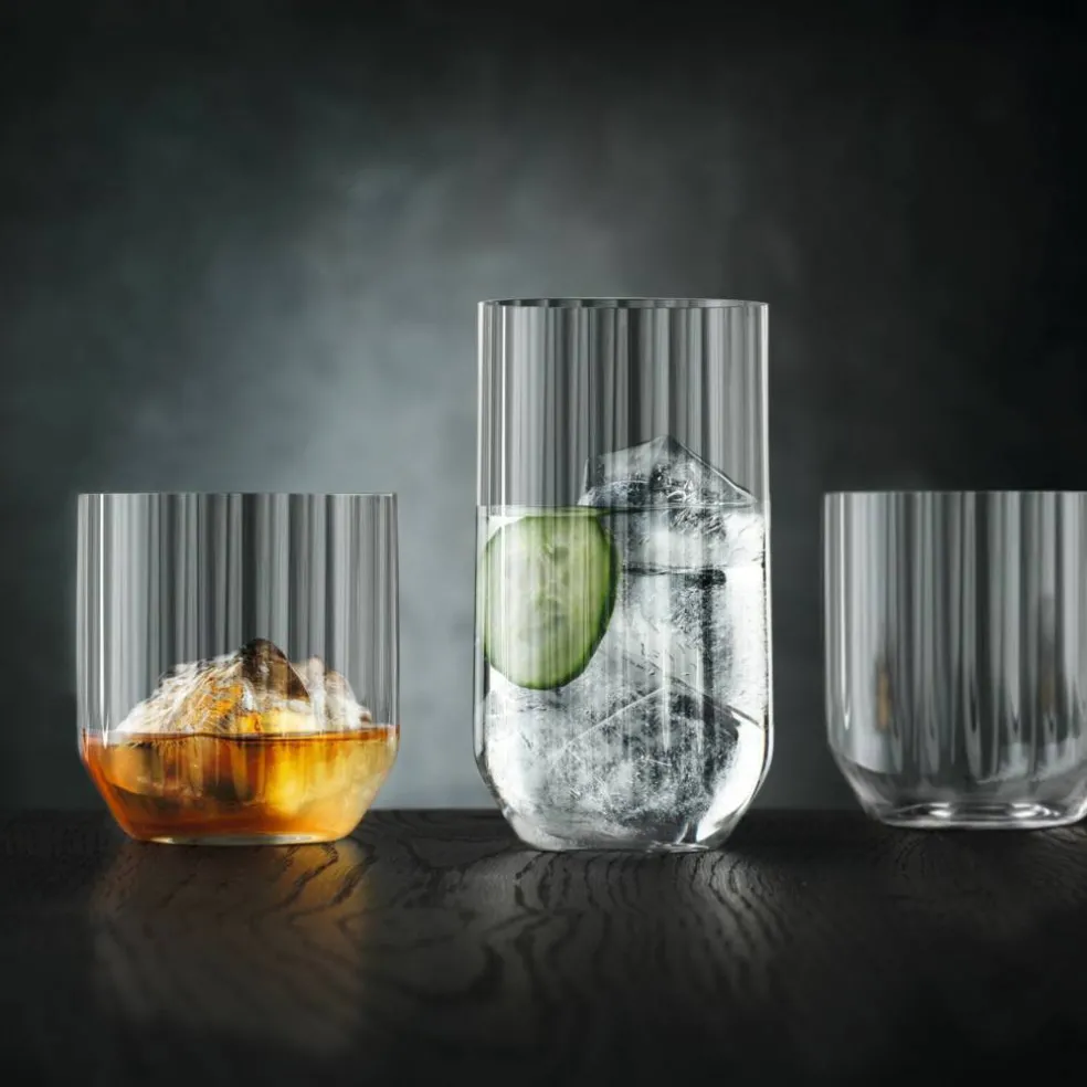 Linear longdrinkglas 4-pack