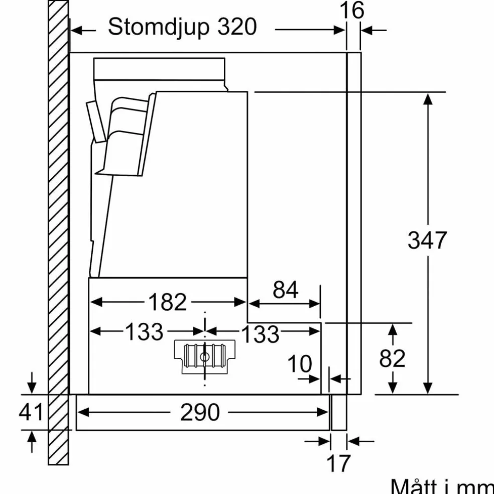 LI97RB531 iQ300 utdragbar köksfläkt, silver