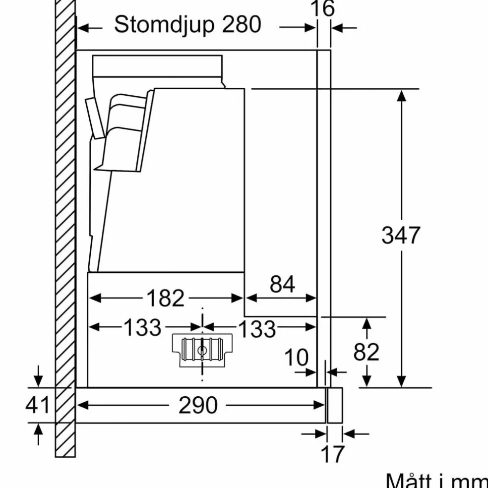 LI67RB531 iQ300 utdragbar köksfläkt, silver