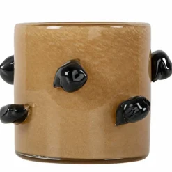 Ljuslykta 10 cm, beige