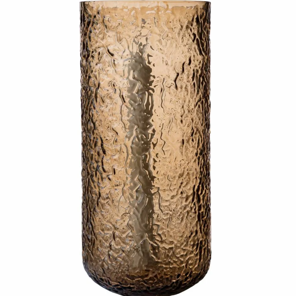 Ljuslykta 25 cm, bärnsten
