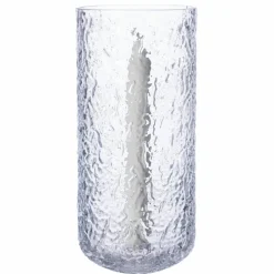 Ljuslykta 15 cm, mönstrat glas