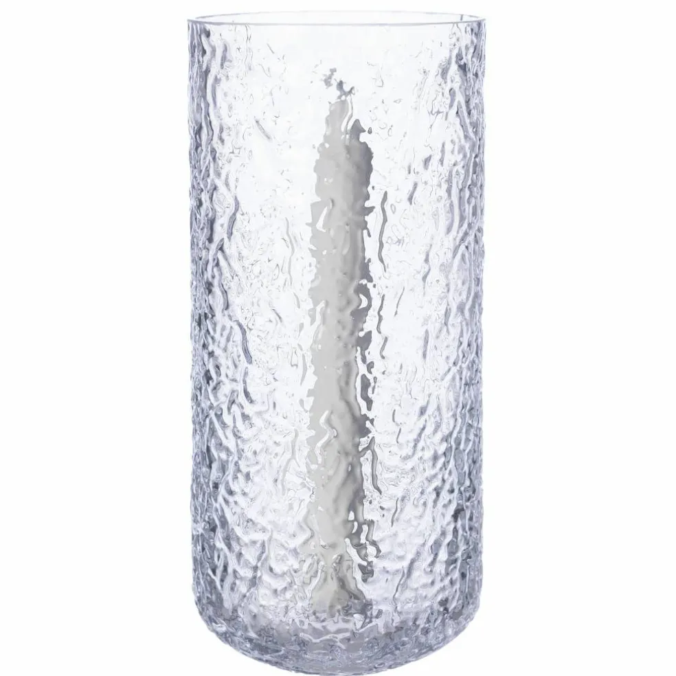 Ljuslykta 15 cm, mönstrat glas