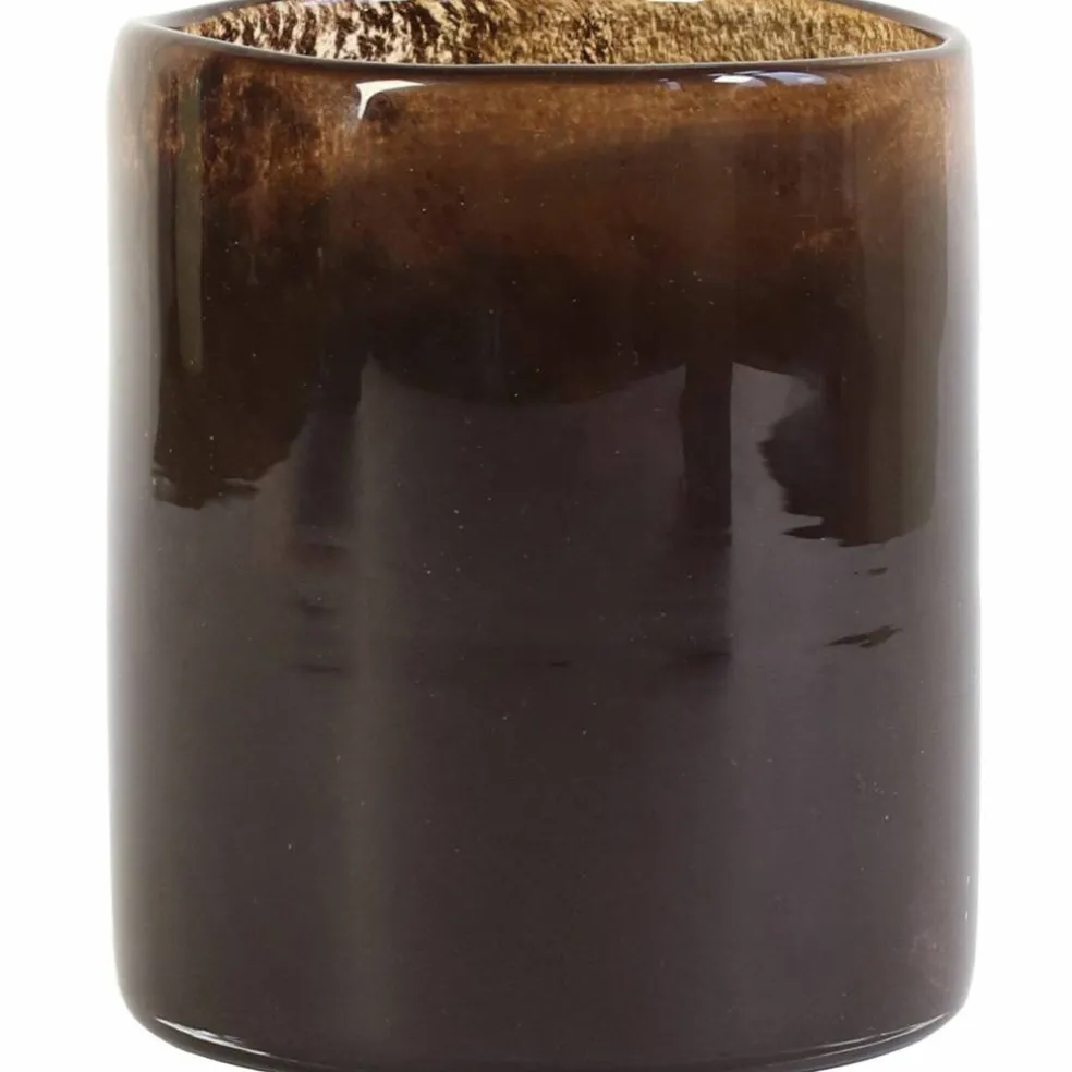 Ljuslykta, dark brown, medium