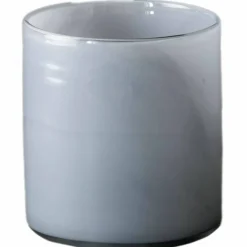 Ljuslykta, dusty blue, medium
