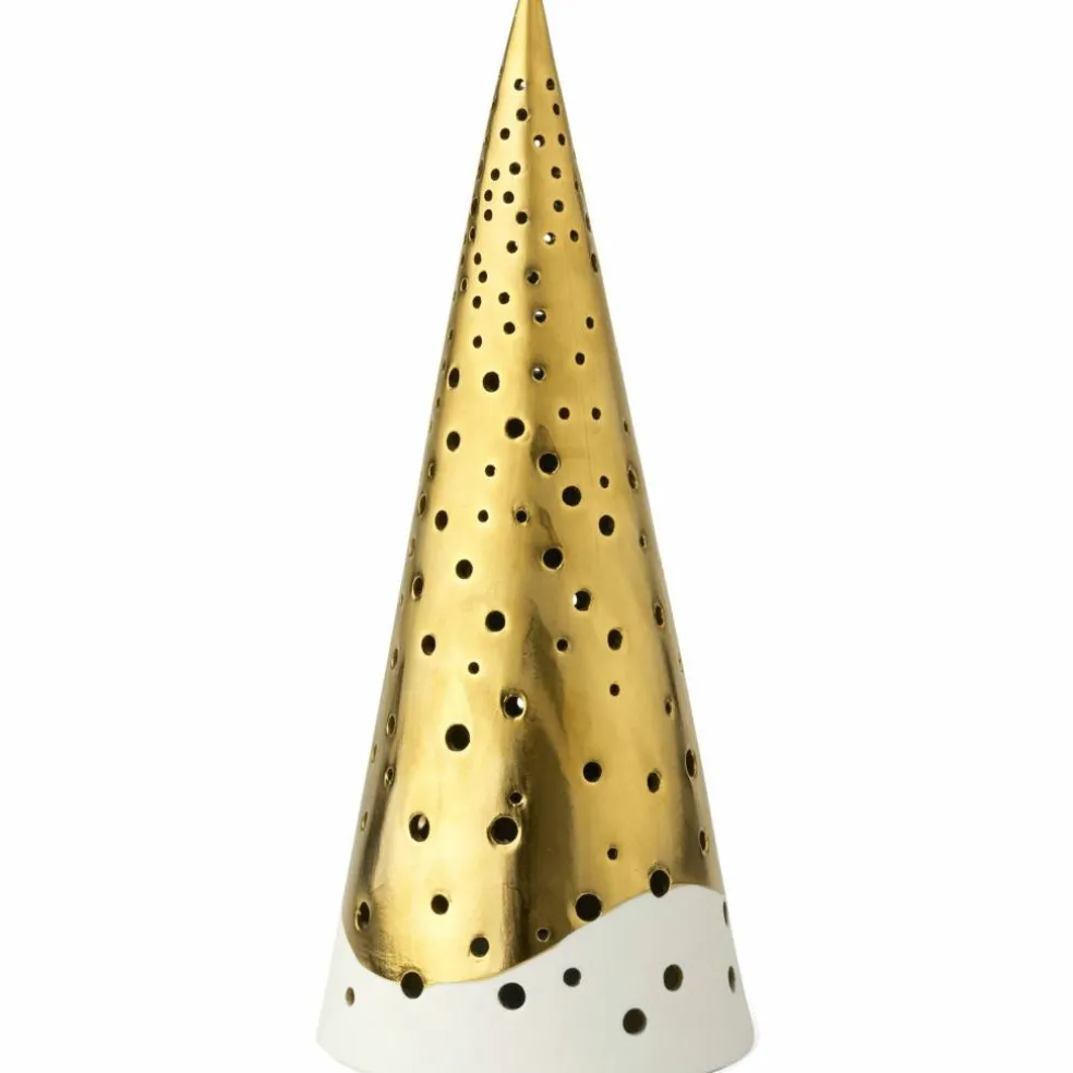 Ljuslykta guld, 25,5cm