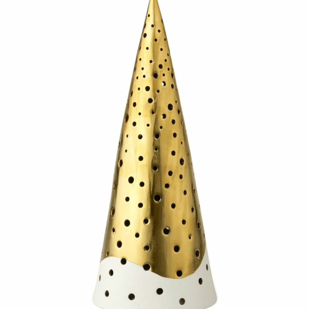 Ljuslykta guld, 19 cm