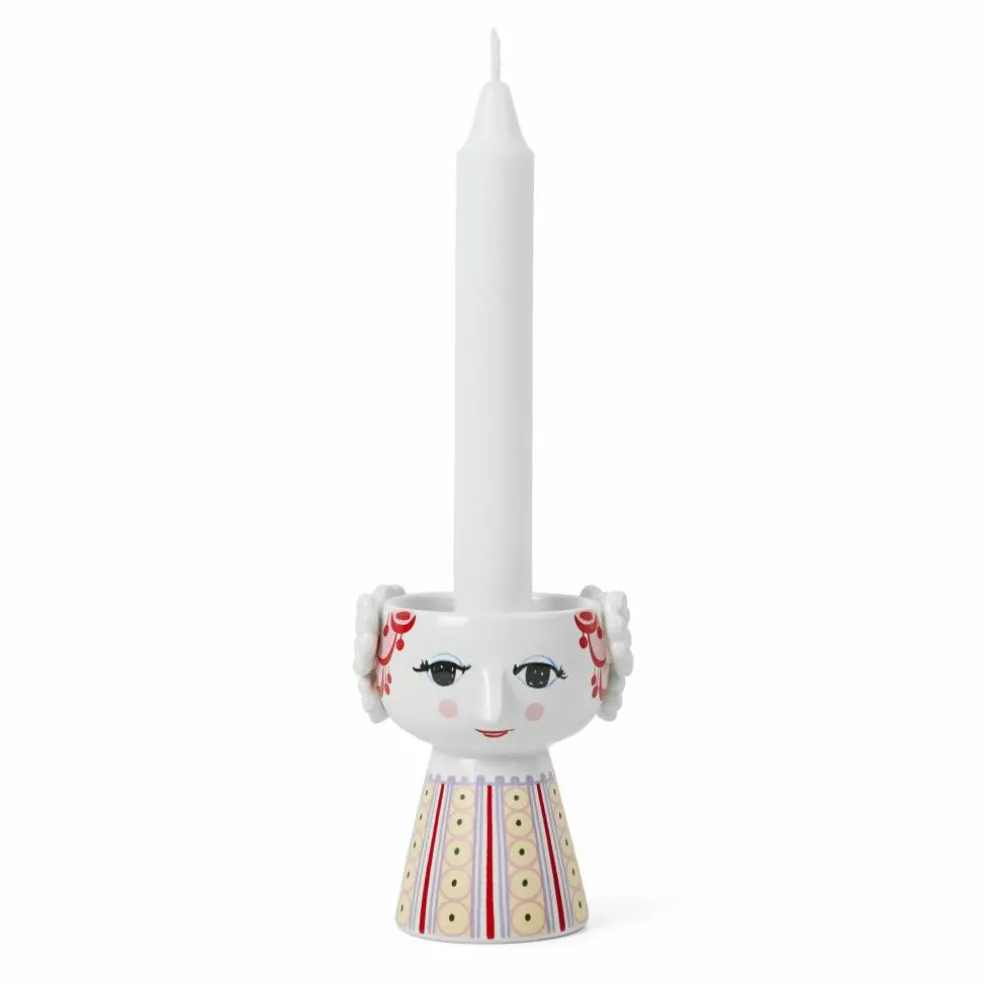 Ljusstake 9,5 cm, blå
