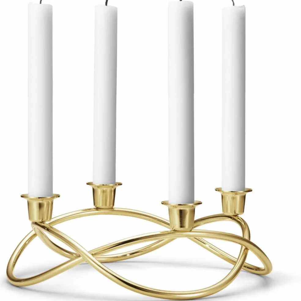 Ljusstake Förgylld