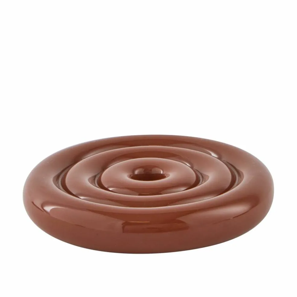 Ljusstake keramik 2,5 cm, nutmeg