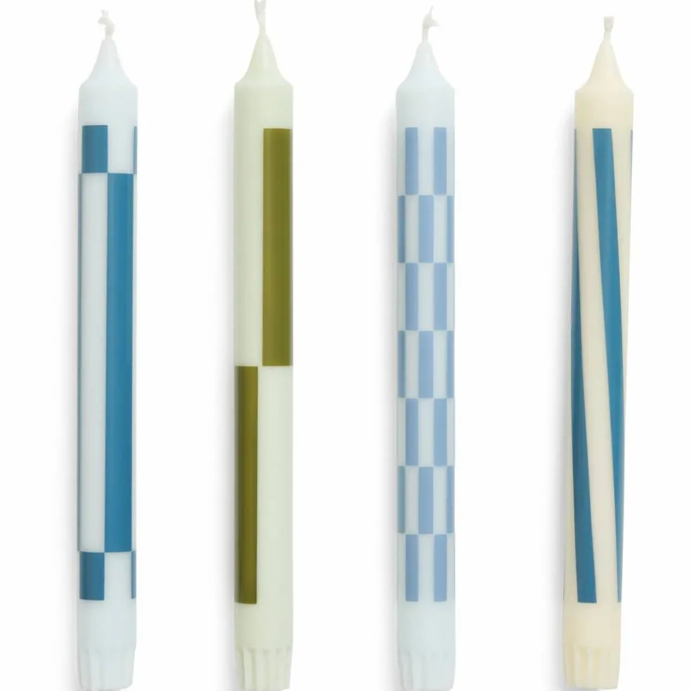 Ljus 4 st, light green/blue