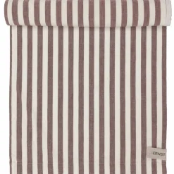 Löpare bred rand 45x250 cm, grön/vit