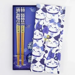 Lucky Cat ätpinnar gåvoset 2-pack