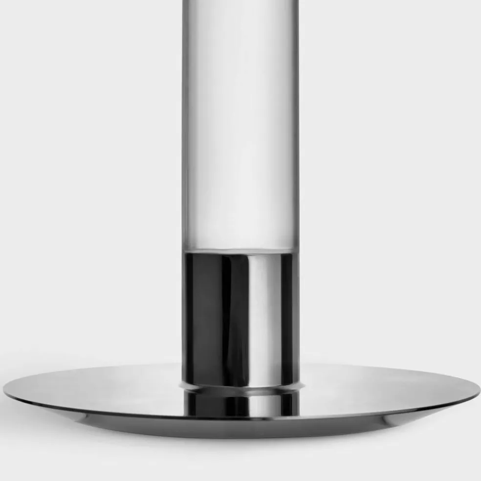Lumiere Ljusstake 26,5 cm 2-pack, silver/glas