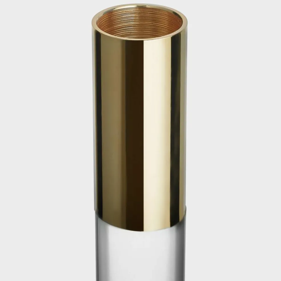 Lumiere Ljusstake 32 cm, silver/glas