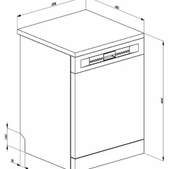LVS344BQX fristående diskmaskin 60 cm, rostfritt stål