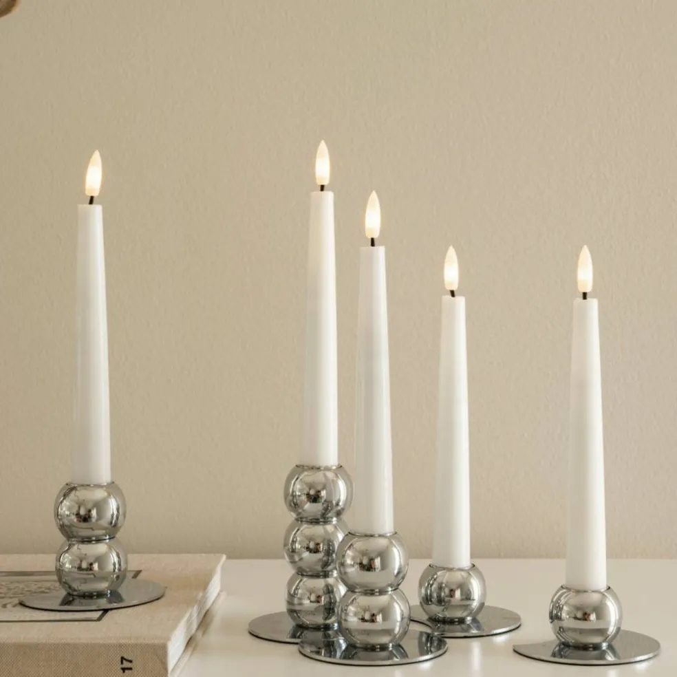 Lykke LED adventsljusstake, svart