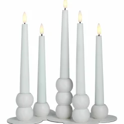 Lykke LED adventsljusstake, svart