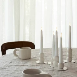 Lykke LED adventsljusstake, svart