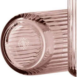 Lyngbyvas 31 cm., glas - bourgogne
