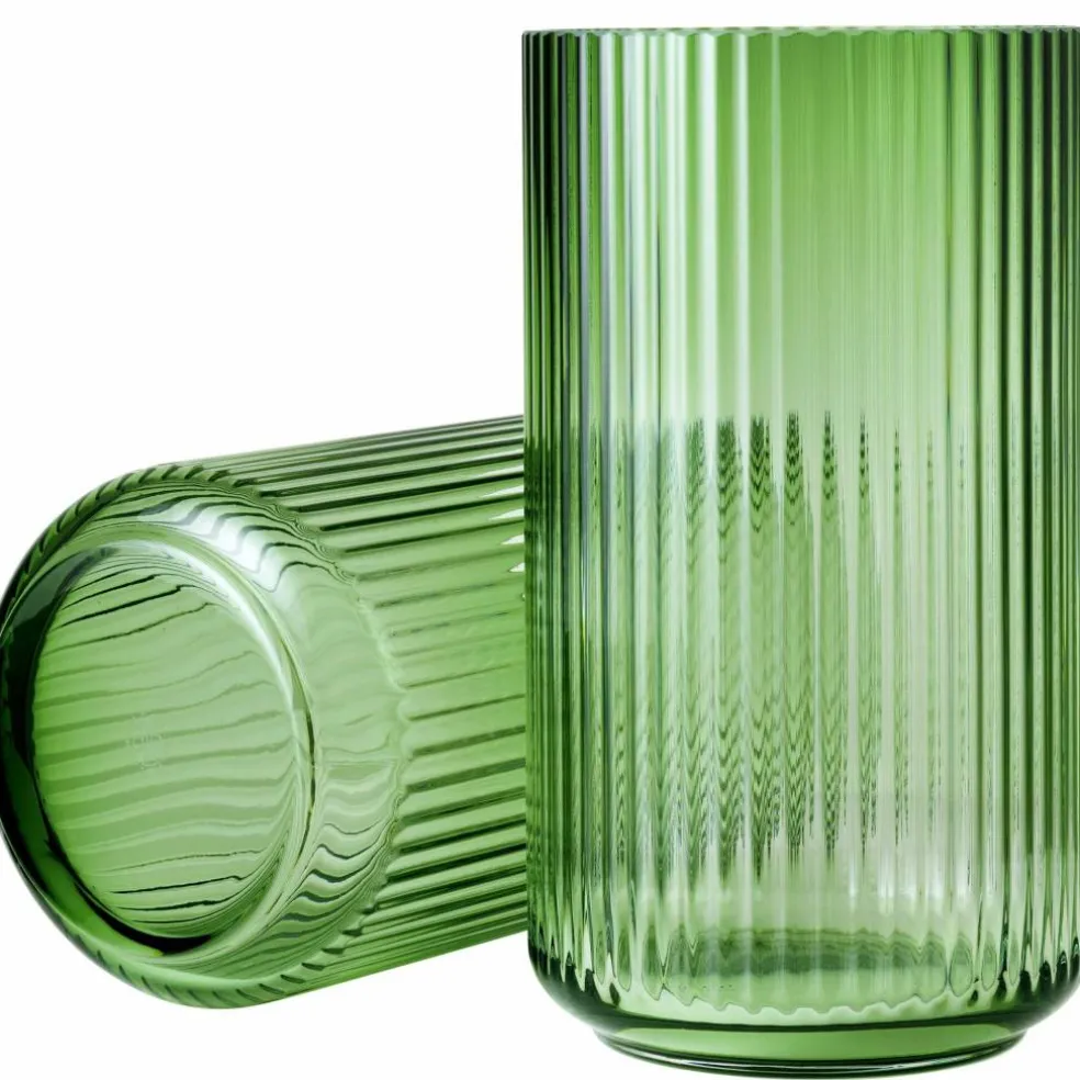 Lyngbyvas 31 cm glas, grön